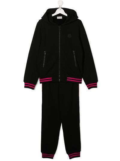 Moncler Kids спортивный костюм с нашивкой-логотипом