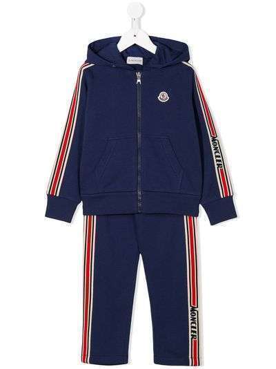 Moncler Kids спортивный костюм с контрастными полосками