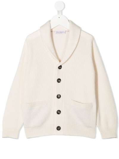 Brunello Cucinelli Kids кардиган в рубчик