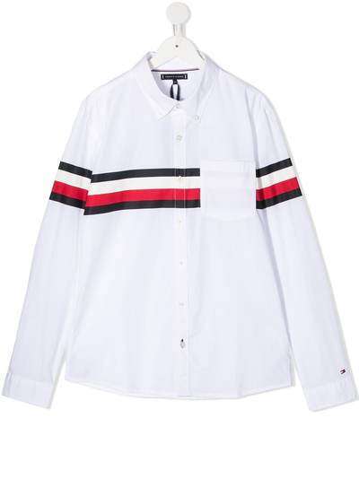 Tommy Hilfiger Junior футболка с длинными рукавами и логотипом