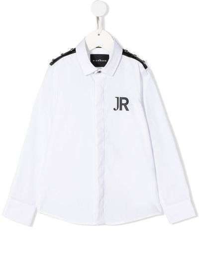 John Richmond Junior рубашка с вышитым логотипом