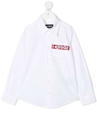 Dsquared2 Kids рубашка с логотипом