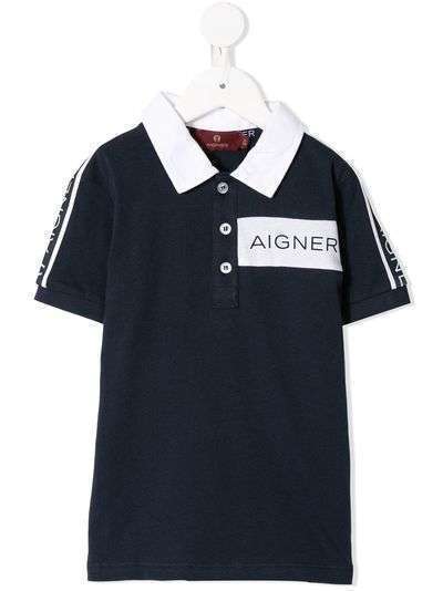 Aigner Kids рубашка поло с логотипом