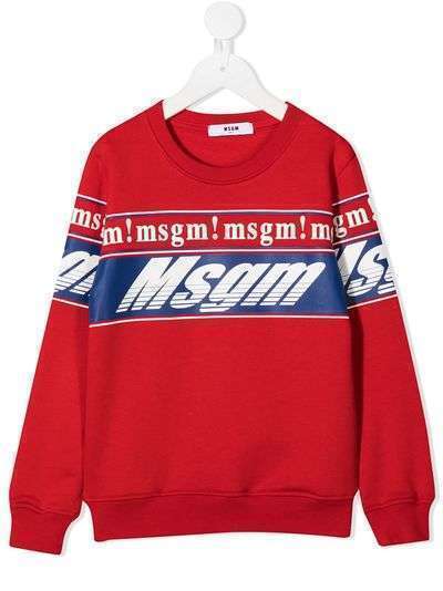 Msgm Kids толстовка с логотипом