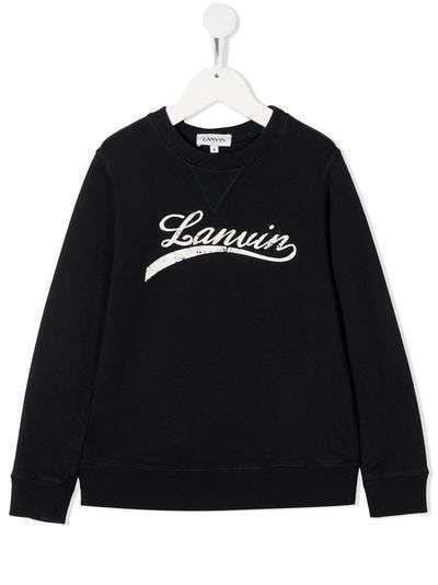 LANVIN Enfant толстовка с логотипом