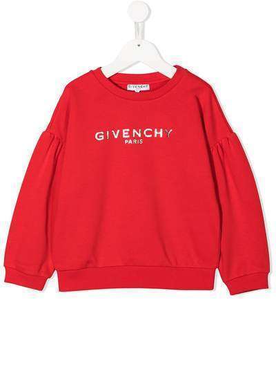 Givenchy Kids толстовка оверсайз с логотипом