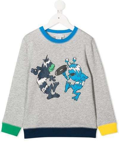 Stella McCartney Kids толстовка Music Monsters с круглым вырезом