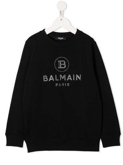 Balmain Kids толстовка с логотипом