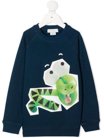 Stella McCartney Kids толстовка Balloon Snake с круглым вырезом