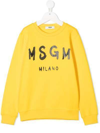 Msgm Kids толстовка с логотипом