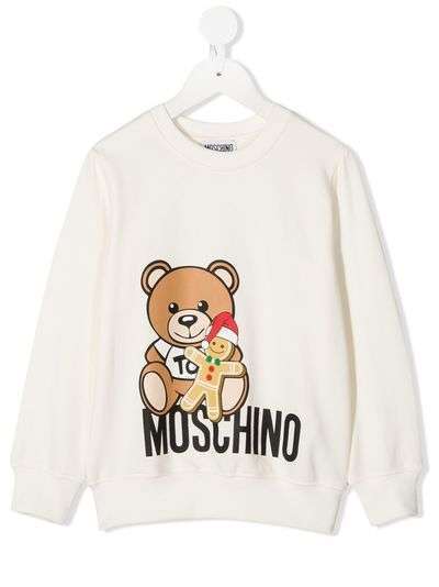 Moschino Kids толстовка Teddy с логотипом