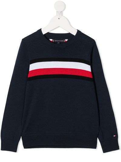 Tommy Hilfiger Junior толстовка с контрастными полосками