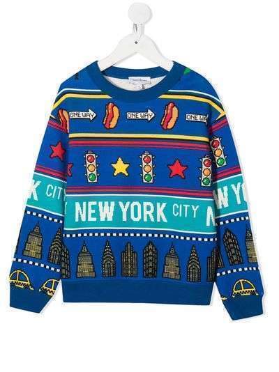 The Marc Jacobs Kids свитер с принтом New York City