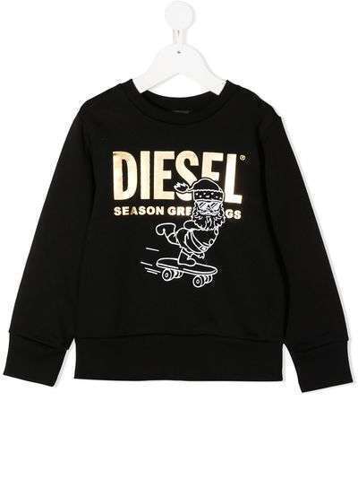 Diesel Kids толстовка с графичным принтом и логотипом