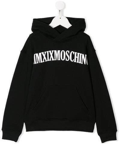 Moschino Kids худи с принтом MMXIX