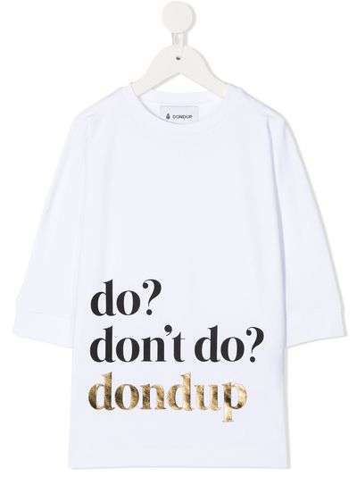 Dondup Kids футболка Do, Don't