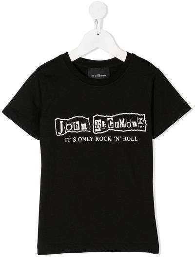 John Richmond Junior футболка Rock 'N' Rock с короткими рукавами