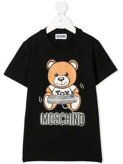 Moschino Kids футболка Gamer Teddy Bear