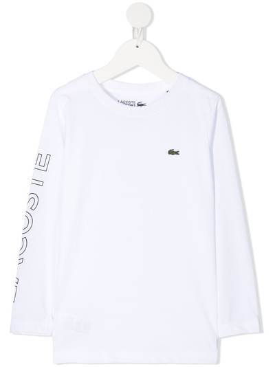 Lacoste Kids футболка с логотипом