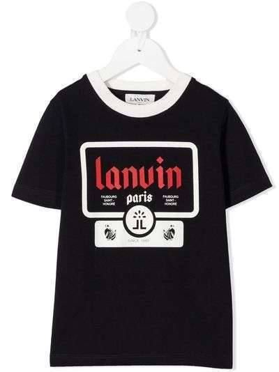 LANVIN Enfant футболка с принтом