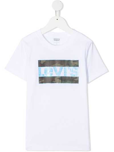 Levi's Kids футболка с круглым вырезом и камуфляжным принтом