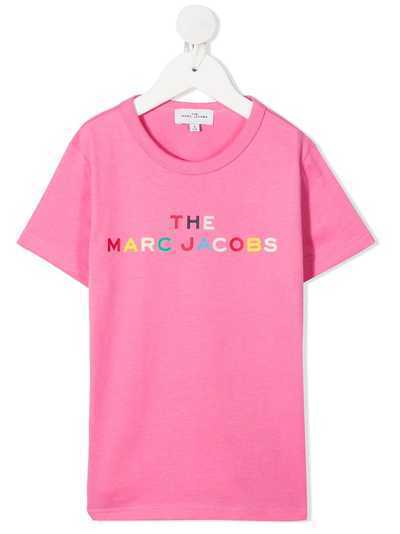 The Marc Jacobs Kids футболка с разноцветным логотипом