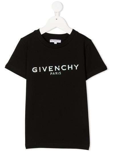 Givenchy Kids футболка с логотипом и короткими рукавами
