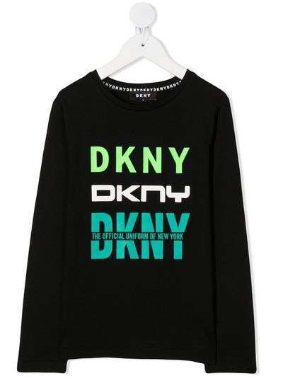 Dkny Kids футболка с логотипом