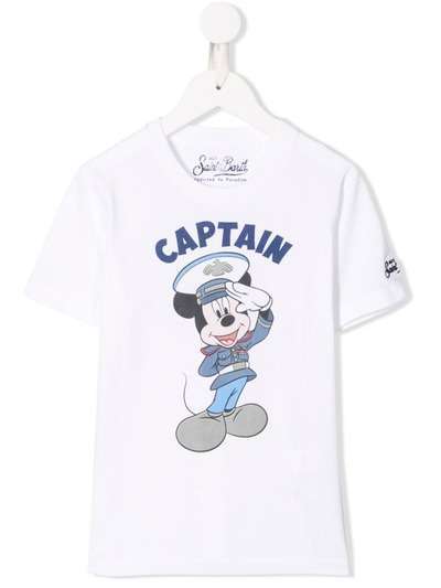 Mc2 Saint Barth Kids футболка с принтом Captain