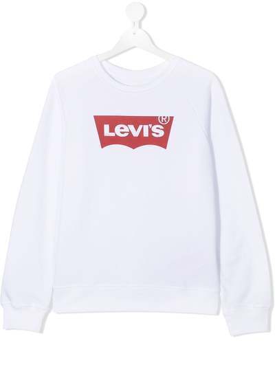 Levi's Kids толстовка с логотипом и круглым вырезом