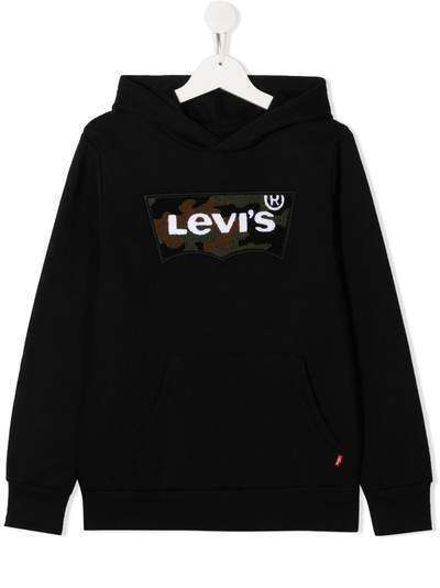 Levi's Kids худи с нашивкой-логотипом