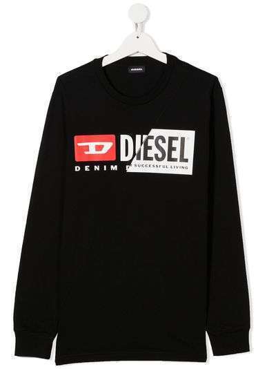 Diesel Kids толстовка с логотипом