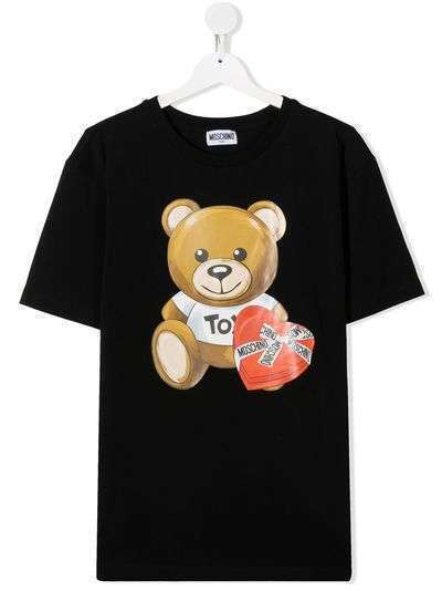 Moschino Kids футболка Toy Bear
