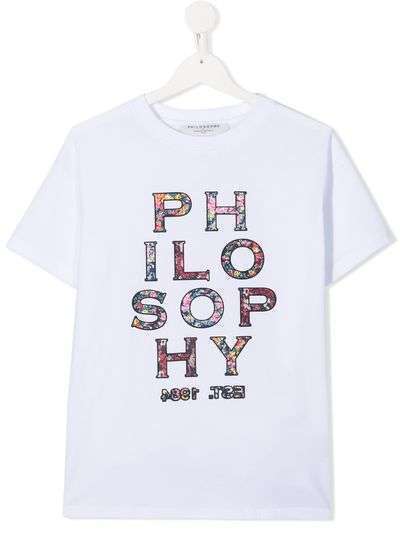 Philosophy Di Lorenzo Serafini Kids футболка с логотипом