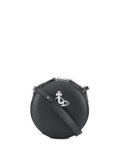 Vivienne Westwood круглая сумка с металлическим логотипом