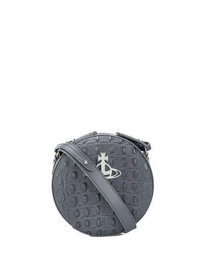 Vivienne Westwood круглая сумка с тиснением под крокодила