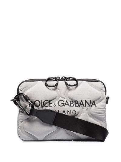 Dolce & Gabbana стеганая сумка через плечо с логотипом