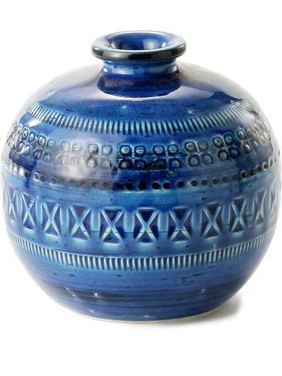 BITOSSI CERAMICHE круглая ваза Rimini Blu (18 см)