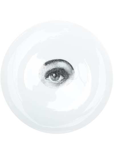 Fornasetti тарелка с принтом Lina Cavalieri