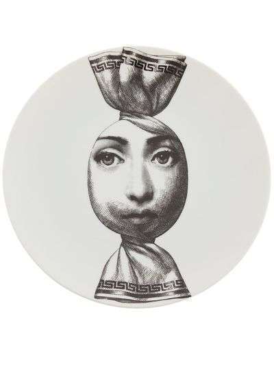 Fornasetti тарелка с рисунком