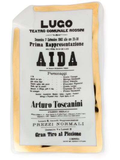 Fornasetti большая пепельница 'Aida'