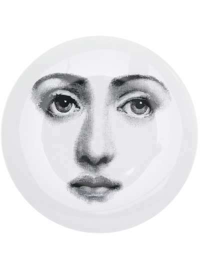 Fornasetti тарелка с принтом Lina Cavalieri