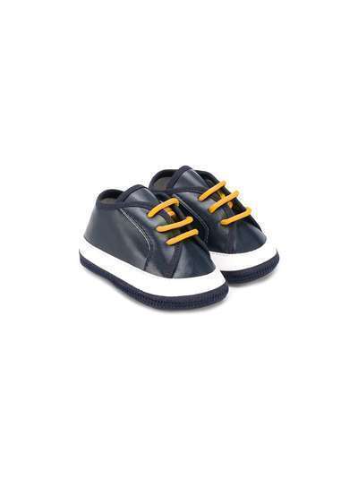 Cesare Paciotti 4Us Kids кроссовки с контрастной шнуровкой