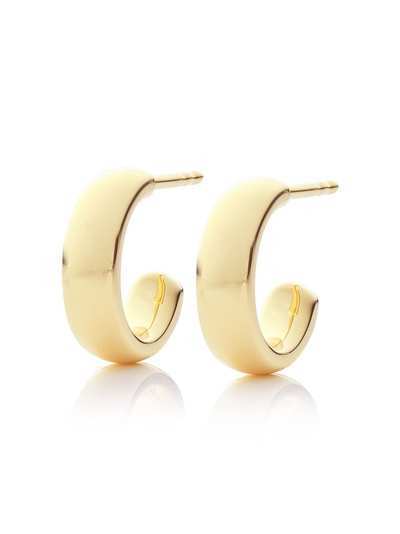 Monica Vinader 18kt gold vermeil GP Fiji mini hoop earrings
