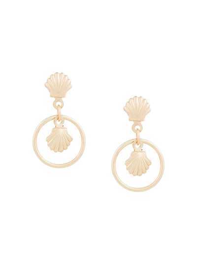 Petite Grand Shell earrings