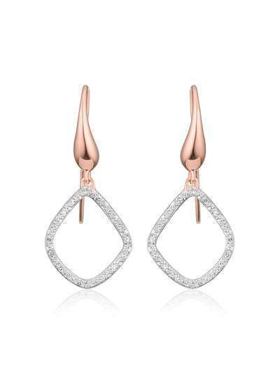 Monica Vinader RP Riva Diamond Kite earrings