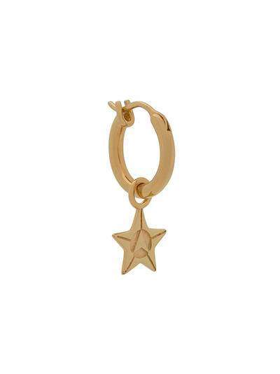 Northskull серьга-кольцо с подвеской в форме звезды