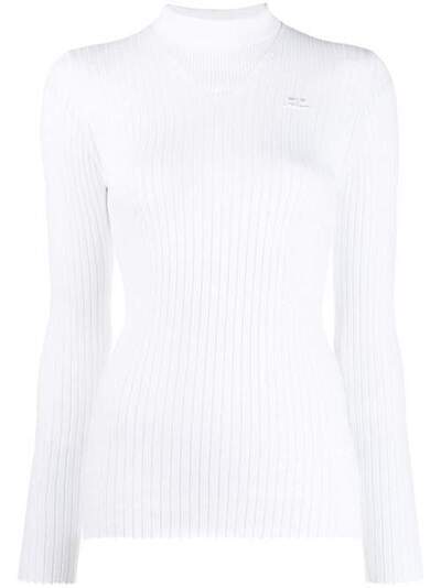 Courrèges толстовка с высоким воротником 319ML48M018