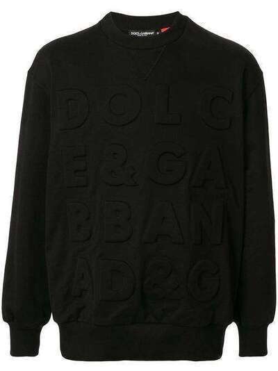Dolce & Gabbana толстовка с логотипом F9G77TFU7DU