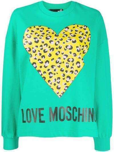 Love Moschino толстовка с леопардовым принтом W635505M4183